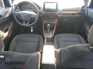 2022 Ford EcoSport SE with VIN MAJ6S3GL7NC456921, listed as a Copart auction lot 44341005 with 28,368 mi miles and Salvage Title. Bid and sale history available at DreamBid. Image 8.