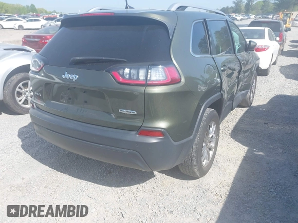 2019 Jeep Cherokee Latitude Plus with VIN 1C4PJMLB4KD418282, listed as a IAAI auction lot 42020995 with 58,000 mi miles and . Bid and sale history available at DreamBid. Image 4.