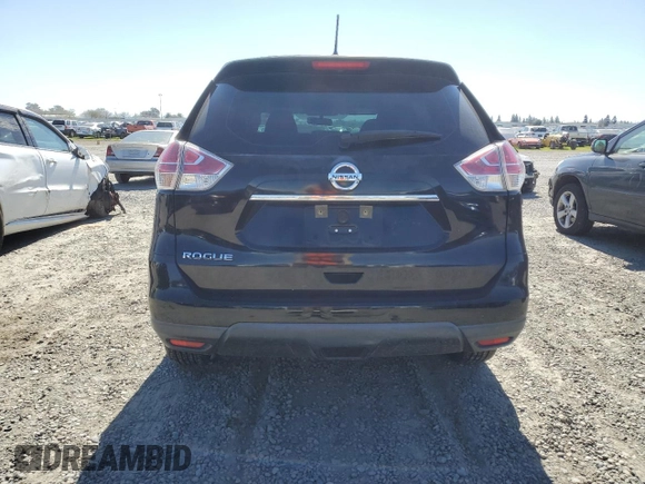 2015 Nissan Rogue S with VIN KNMAT2MT7FP578544, listed as a Copart auction lot 48257265 with 209,632 mi miles and Salvage Title. Bid and sale history available at DreamBid. Image 6.