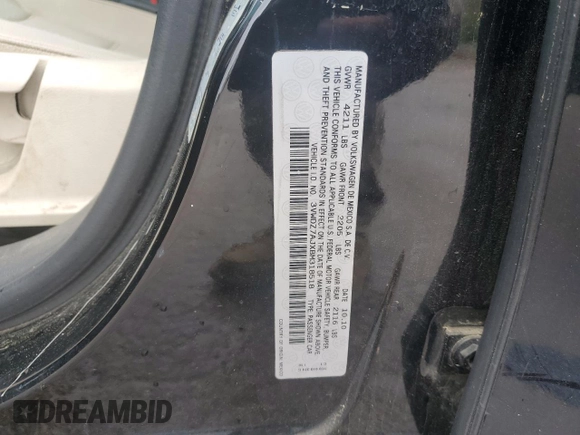 2011 Volkswagen Jetta SE with VIN 3VWDZ7AJXBM318518, listed as a Copart auction lot 50718595 with 164,353 mi miles and Salvage title. Bid and sale history available at DreamBid. Image 12.