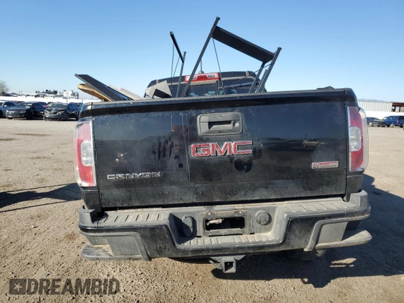 2016 GMC Canyon 4WD SLE with VIN 1GTH6CE33G1107926, listed as a Copart auction lot 43466295 with 0 mi miles and Salvage Title. Bid and sale history available at carsss.com. Image 6.