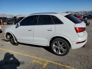 2017 Audi Q3 Premium Plus with VIN WA1HCCFS8HR011026, listed as a Copart auction lot 88106125 with 86,257 mi miles and Salvage title. Bid and sale history available at DreamBid. Image 2.