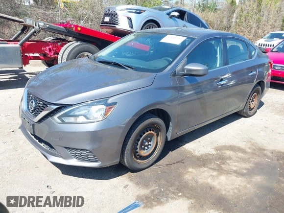 2016 Nissan Sentra S with VIN 3N1AB7AP8GL647670, listed as a IAAI auction lot 42141355 with 257,526 mi miles. Bid and sale history available at carsss.com. Image 2.