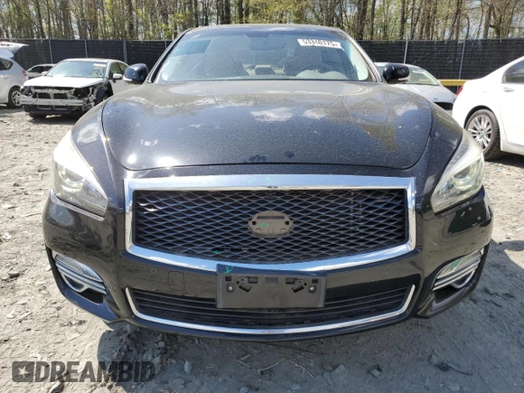 2015 Infiniti Q70 with VIN JN1BY1PR1FM831393, listed as a Copart auction lot 53310175 with 94,320 mi miles and Salvage title. Bid and sale history available at DreamBid. Image 5.
