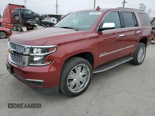2018 Chevrolet Tahoe LS with VIN 1GNSCAEC7JR362503, listed as a Copart auction lot 62285975 with 15,825 mi miles and Salvage title. Bid and sale history available at DreamBid. Image 1.
