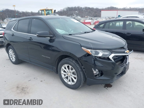 2019 Chevrolet Equinox LT z VIN 2GNAXUEV5K6255479, wystawiony jako IAAI lot #41381016 z przebiegiem 86 107 mil mil oraz . Historia ofert i sprzedaży dostępna na DreamBid. Obrazek 1.