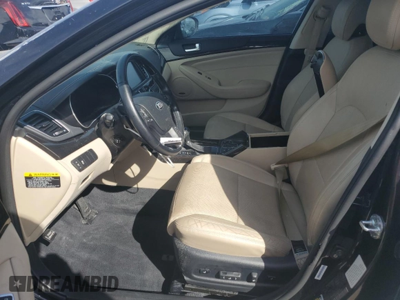 2015 Kia Cadenza Premium with VIN KNALN4D71F5181499, listed as a Copart auction lot 76159924 with 59,659 mi miles and Salvage Title. Bid and sale history available at carsss.com. Image 7.