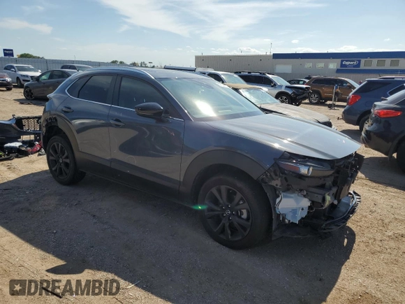 2023 Mazda CX-30 S Preferred with VIN 3MVDMBCM7PM531380, listed as a Copart auction lot 62732205 with Not provided miles and Salvage title. Bid and sale history available at DreamBid. Image 4.