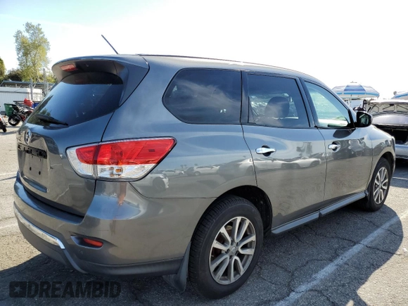 2015 Nissan Pathfinder SV with VIN 5N1AR2MN9FC642604, listed as a Copart auction lot 49553765 with 179,781 mi miles and Clean title. Bid and sale history available at DreamBid. Image 3.
