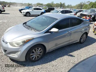 2015 Hyundai Elantra SE with VIN 5NPDH4AE7FH608119, listed as a Copart auction lot 53998385 with 112,499 mi miles and Salvage Title. Bid and sale history available at DreamBid. Image 1.