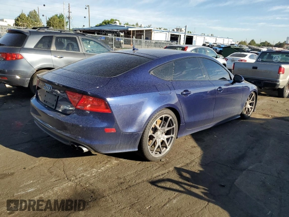 2014 Audi S7 Prestige with VIN WAUW2AFC2EN095373, listed as a Copart auction lot 60253834 with 104,657 mi miles and Clean Title. Bid and sale history available at carsss.com. Image 3.