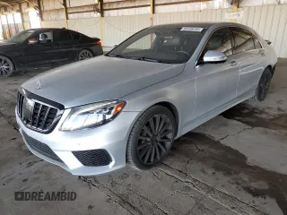 2016 Mercedes-Benz S 550 with VIN WDDUG8CB6GA228409, listed as a Copart auction lot 53728155 with 65,396 mi miles and Salvage Title. Bid and sale history available at carsss.com. Image 1.
