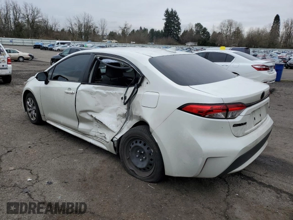 2021 Toyota Corolla LE with VIN JTDEPMAE1MJ121204, listed as a Copart auction lot 48439165 with 68,744 mi miles and Salvage Title. Bid and sale history available at carsss.com. Image 2.