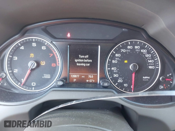 2016 Audi Q5 Premium Plus with VIN WA1L2AFP3GA132833, listed as a IAAI auction lot 41628065 with 139,877 mi miles. Bid and sale history available at carsss.com. Image 7.