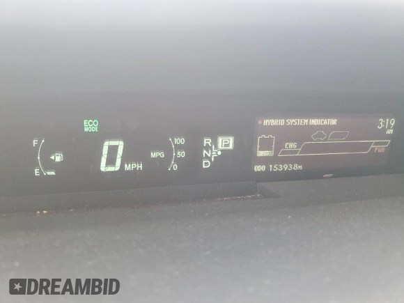 2015 Toyota Prius Four with VIN JTDKN3DU0F1888454, listed as a Copart auction lot 54849685 with 153,938 mi miles and Salvage Title. Bid and sale history available at DreamBid. Image 9.