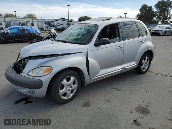 2001 Chrysler PT Cruiser with VIN 3C8FY4BB31T565483, listed as a Copart auction lot 79057824 with 216,188 mi miles and Salvage Title. Bid and sale history available at DreamBid. Image 1.