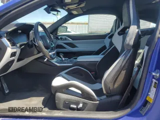 2021 BMW M4 Competition with VIN WBS33AZ03MCG77153, listed as a Copart auction lot 49113644 with 21,147 mi miles and Salvage Title. Bid and sale history available at carsss.com. Image 7.