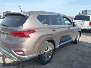 2019 Hyundai Santa Fe SE with VIN 5NMS23AD3KH117001, listed as a IAAI auction lot 41898888 with 108,418 mi miles. Bid and sale history available at carsss.com. Image 4.