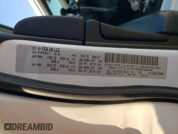 2017 Jeep Grand Cherokee Altitude with VIN 1C4RJEAG9HC702812, listed as a Copart auction lot 62423495 with 162,982 mi miles and Salvage title. Bid and sale history available at DreamBid. Image 13.