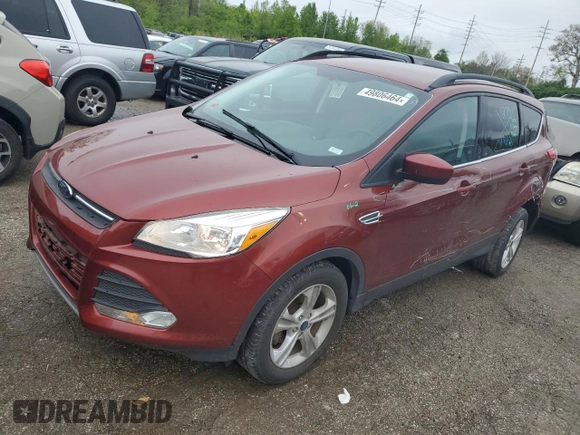2016 Ford Escape SE with VIN 1FMCU0GX6GUC56565, listed as a Copart auction lot 49806464 with 54,637 mi miles and Salvage Title. Bid and sale history available at carsss.com. Image 1.