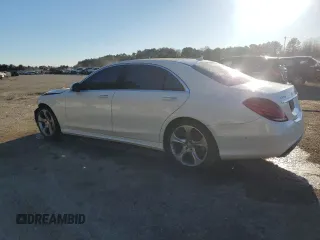 2016 Mercedes-Benz S 550 with VIN WDDUG8CB0GA230317, listed as a Copart auction lot 88218235 with 89,540 mi miles and Salvage Title. Bid and sale history available at carsss.com. Image 2.