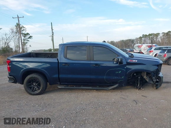 2020 Chevrolet Silverado 1500 LT Trail Boss with VIN 1GCPYFED1LZ189604, listed as a IAAI auction lot 41516096 with 76,118 mi miles. Bid and sale history available at carsss.com. Image 14.