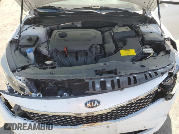 2017 Kia Optima EX with VIN 5XXGU4L36HG169692, listed as a Copart auction lot 57437784 with 87,743 mi miles and Salvage Title. Bid and sale history available at carsss.com. Image 11.
