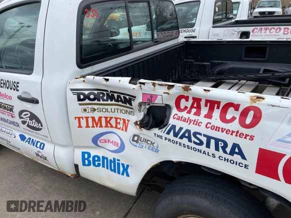 2010 Toyota Tacoma with VIN 5TENX4CN6AZ703135, listed as a IAAI auction lot 41853780 with 304,209 mi miles. Bid and sale history available at carsss.com. Image 6.