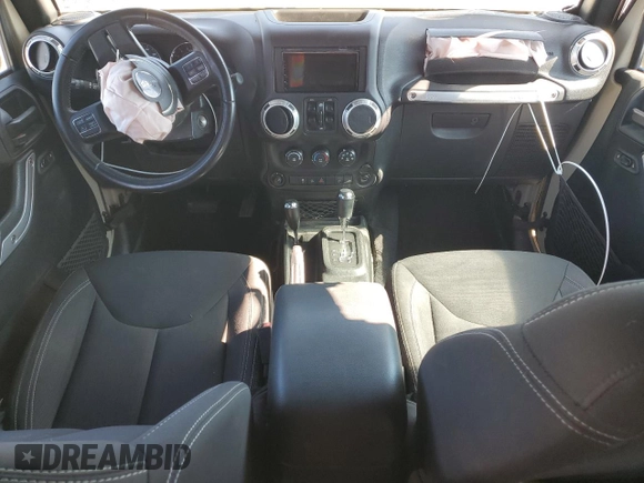 2017 Jeep Wrangler Unlimited Sahara with VIN 1C4BJWEG3HL755409, listed as a Copart auction lot 76268524 with 0 mi miles and Salvage Title. Bid and sale history available at carsss.com. Image 8.