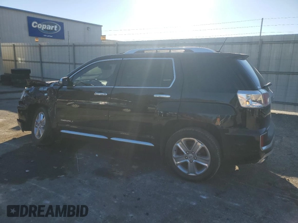 2016 GMC Terrain Denali with VIN 2GKALREKXG6282633, listed as a Copart auction lot 76314784 with 157,250 mi miles and Salvage title. Bid and sale history available at DreamBid. Image 2.