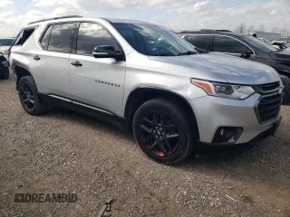 2019 Chevrolet Traverse Premier with VIN 1GNERKKW8KJ249322, listed as a Copart auction lot 43917545 with 104,758 mi miles and Salvage Title. Bid and sale history available at carsss.com. Image 4.