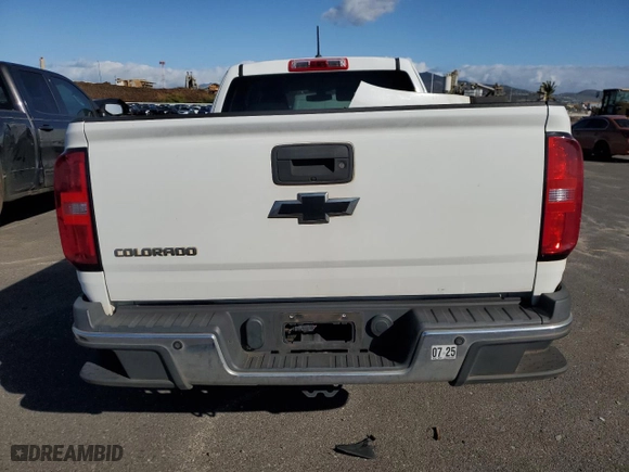 2019 Chevrolet Colorado 2WD Work Truck with VIN 1GCHSBEA3K1303877, listed as a Copart auction lot 42061015 with 50,946 mi miles and Salvage Title. Bid and sale history available at carsss.com. Image 6.
