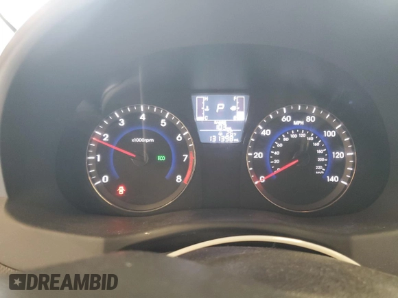 2016 Hyundai Accent SE with VIN KMHCT4AE9GU941824, listed as a Copart auction lot 41773865 with 131,398 mi miles and Salvage Title. Bid and sale history available at carsss.com. Image 9.