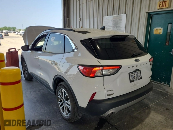 2021 Ford Escape SEL Hybrid with VIN 1FMCU9CZ1MUB25597, listed as a IAAI auction lot 42663573 with 79,061 mi miles and . Bid and sale history available at DreamBid. Image 23.