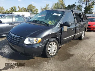 2007 Chrysler Town & Country LWB Touring with VIN 2A4GP54L77R279078, listed as a Copart auction lot 72377994 with 254,659 mi miles and Salvage Title. Bid and sale history available at carsss.com. Image 1.