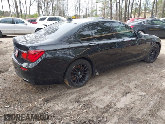 2013 BMW 7 Series 750i xDrive with VIN WBAYB6C59DD223947, listed as a IAAI auction lot 41585255 with Not provided miles and . Bid and sale history available at DreamBid. Image 4.
