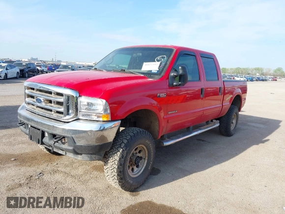 2002 Ford Super Duty F-250 XL with VIN 1FTNW21F32EA54756, listed as a IAAI auction lot 41856957 with 424,108 mi miles. Bid and sale history available at carsss.com. Image 2.