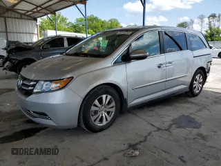 2015 Honda Odyssey EX-L z VIN 5FNRL5H69FB061264, wystawiony jako Copart lot #56740255 z przebiegiem 90 061 mil mil oraz Szkoda całkowita • Salvage title. Historia ofert i sprzedaży dostępna na DreamBid. Obrazek 1.