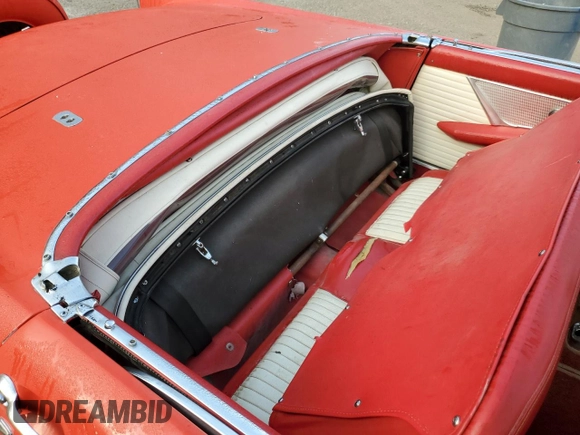 1956 Ford Thunderbird with VIN P6FH249214, listed as a Copart auction lot 72166474 with 91,315 mi miles and Clean Title. Bid and sale history available at DreamBid. Image 10.