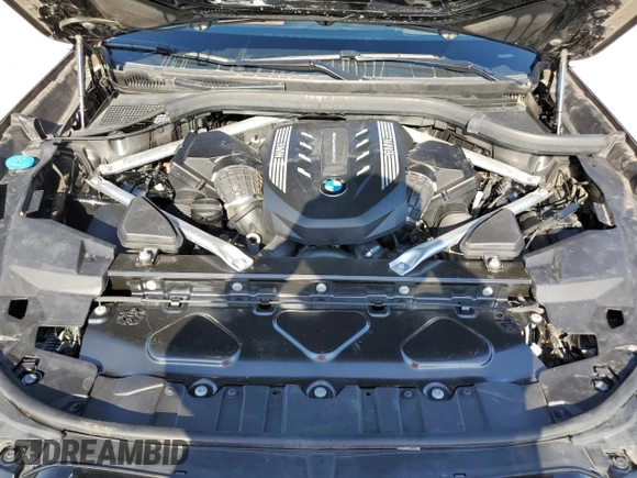 2023 BMW X6 M50i with VIN 5UXCY8C02P9N58629, listed as a Copart auction lot 66108284 with 17,871 mi miles and Salvage Title. Bid and sale history available at carsss.com. Image 12.