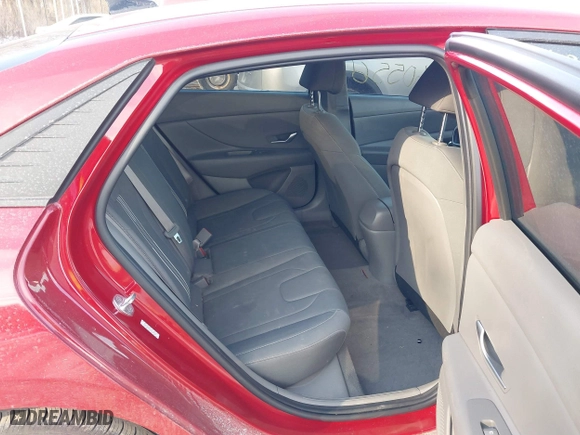 2023 Hyundai Elantra SEL with VIN KMHLM4AG1PU416433, listed as a IAAI auction lot 41360556 with 33,812 mi miles. Bid and sale history available at carsss.com. Image 8.