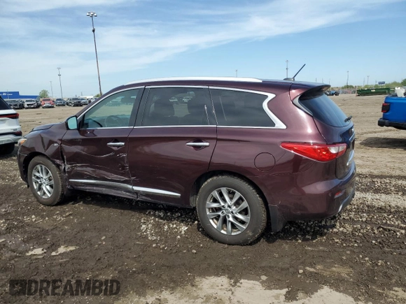 2015 Infiniti QX60 with VIN 5N1AL0MM6FC505438, listed as a Copart auction lot 54882505 with 127,462 mi miles and Clean Title. Bid and sale history available at DreamBid. Image 2.
