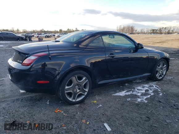 2006 Lexus SC 430 z VIN JTHFN48Y969005388, wystawiony jako Copart lot #45702275 z przebiegiem 295 062 mil mil oraz Czysty tytuł • Clean title. Historia ofert i sprzedaży dostępna na DreamBid. Obrazek 3.