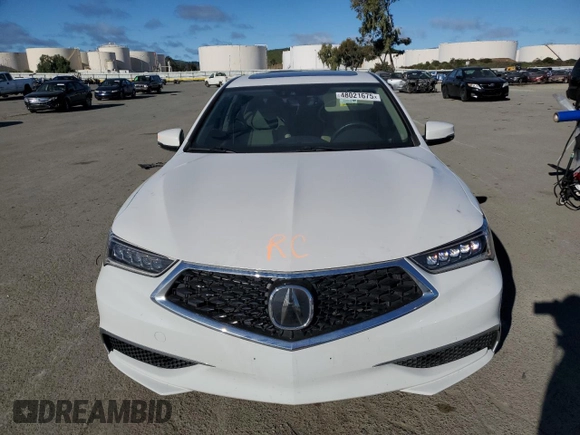 2020 Acura TLX w/Technology Pkg with VIN 19UUB1F53LA014074, listed as a Copart auction lot 48021675 with 39,445 mi miles and Salvage Title. Bid and sale history available at carsss.com. Image 5.