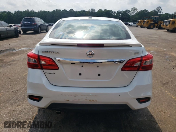 2017 Nissan Sentra S with VIN 3N1AB7AP3HY217131, listed as a Copart auction lot 54165124 with 93,407 mi miles and Salvage Title. Bid and sale history available at DreamBid. Image 6.