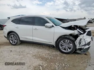 2022 Acura MDX with VIN 5J8YD9H3XNL004090, listed as a Copart auction lot 60478025 with 45,041 mi miles and Salvage title. Bid and sale history available at DreamBid. Image 4.