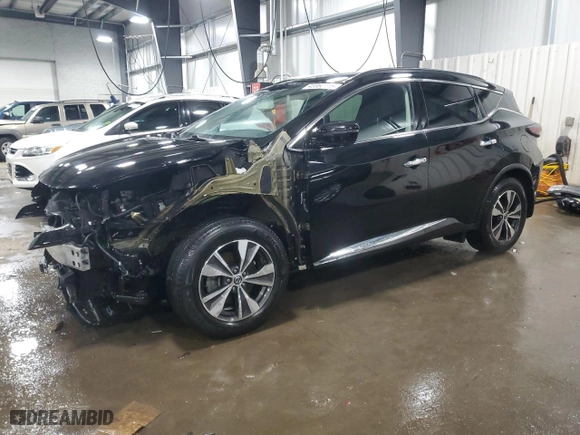 2020 Nissan Murano SV with VIN 5N1AZ2BS4LN118799, listed as a Copart auction lot 45960115 with 60,981 mi miles and Salvage Title. Bid and sale history available at carsss.com. Image 1.
