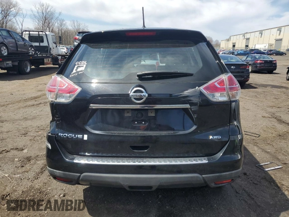 2015 Nissan Rogue S with VIN KNMAT2MV9FP538063, listed as a Copart auction lot 53088515 with 151,512 mi miles and Salvage Title. Bid and sale history available at carsss.com. Image 6.