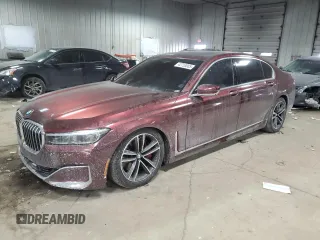 2022 BMW 7 Series 750i xDrive with VIN WBA7U2C04NCG88407, listed as a Copart auction lot 42753005 with 22,950 mi miles and Non Repairable. Bid and sale history available at carsss.com. Image 1.