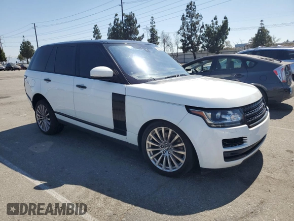 2017 Land Rover Range Rover z VIN SALGR2FVXHA377114, wystawiony jako Copart lot #63293205 z przebiegiem 69 846 mil mil oraz Czysty tytuł • Clean title. Historia ofert i sprzedaży dostępna na DreamBid. Obrazek 4.